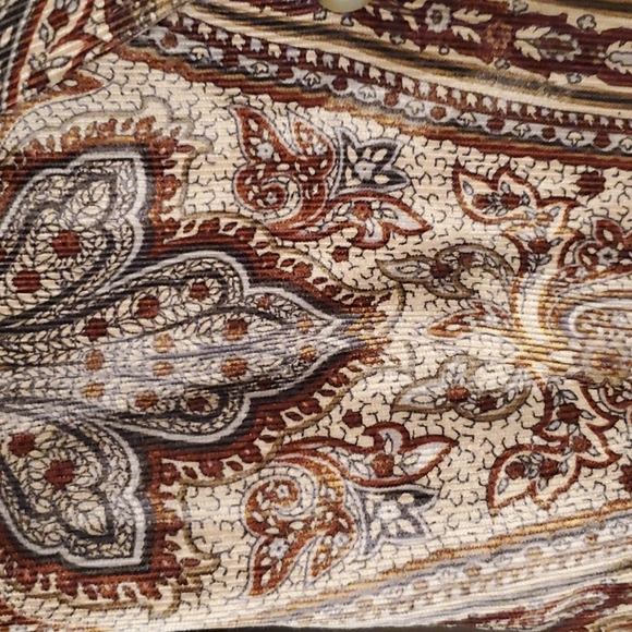 Henry Cottons Paisley Brown Two Button Blazer Jacket 4 - Picture 8 of 14